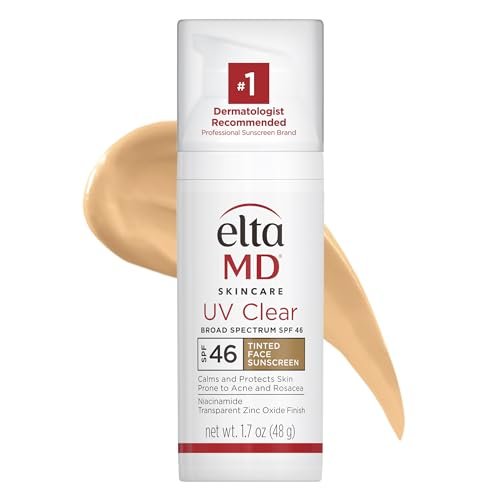 EltaMD UV Clear Tinted Sunscreen for Face, SPF 46