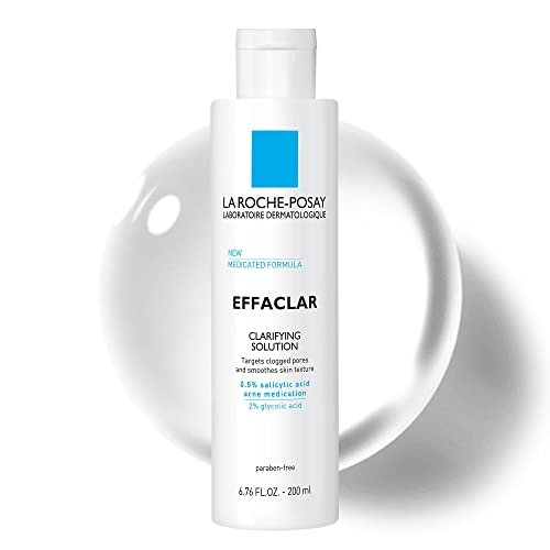 La Roche-Posay Effaclar Clarifying Solution Acne Toner with...