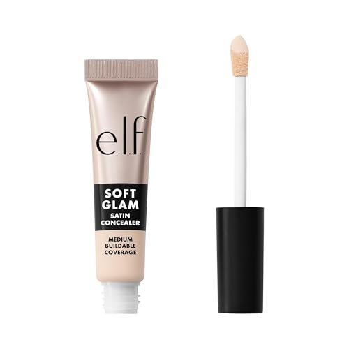 e.l.f. Soft Glam Satin Concealer, Medium Coverage, 10 Fair...