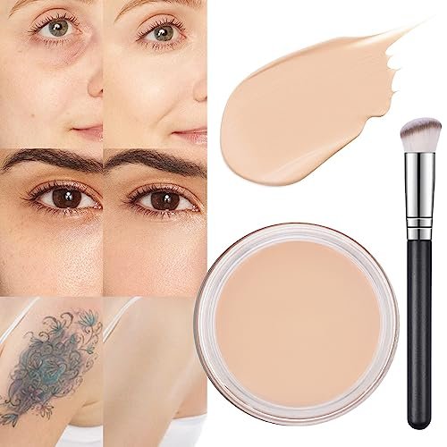 Kaely Pot Concealer Full Coverage Set, Under Eye Brightener...
