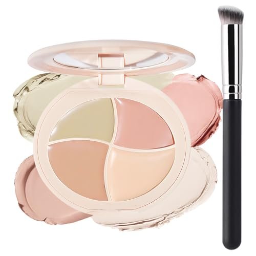 evpct Pot Concealer Full Coverage kit with Brush and Palette