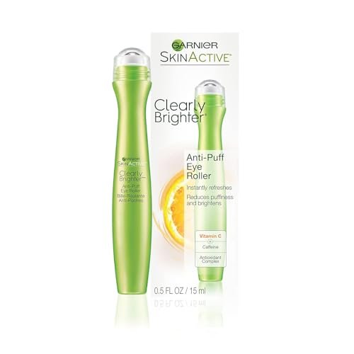 Garnier Clearly Brighter Anti-Puff Eye Roller, Dark Circles...