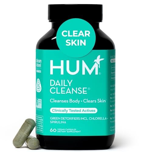 HUM Daily Cleanse Acne Supplements for Women and Men