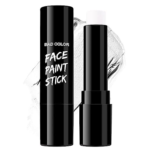 BADCOLOR White Face Body Paint Eye Black Stick for Sports