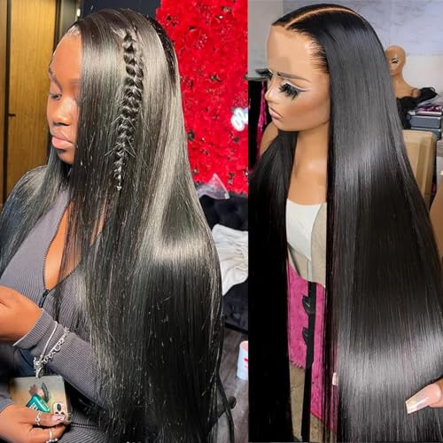 Lemoda 13x6 Straight Lace Front Wigs Human Hair 32 Inch