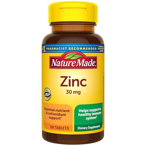Nature Made Zinc 30 mg, Zinc Supplements for Immune Health