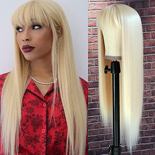 QD-Tizer #613 Blonde Long Straight Synthetic Hair Wig with...