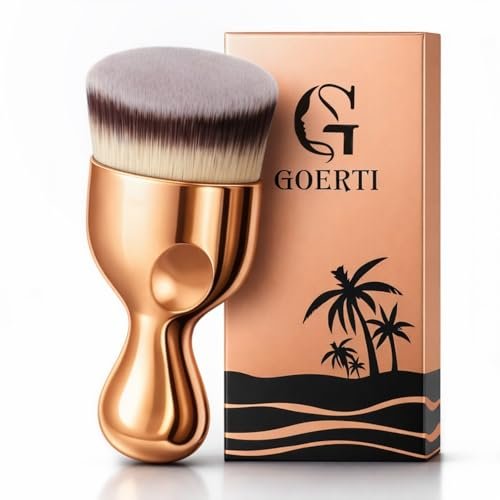 GOERTI Angled Kabuki Brush – High-Density Face and Body