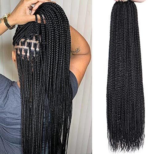 Xtrend 8 Packs 24 Inch Box Braids Crochet Hair Extensions