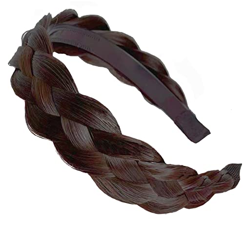 Denlydom Headband 4 Strands Synthetic Hair Plaited Braid...