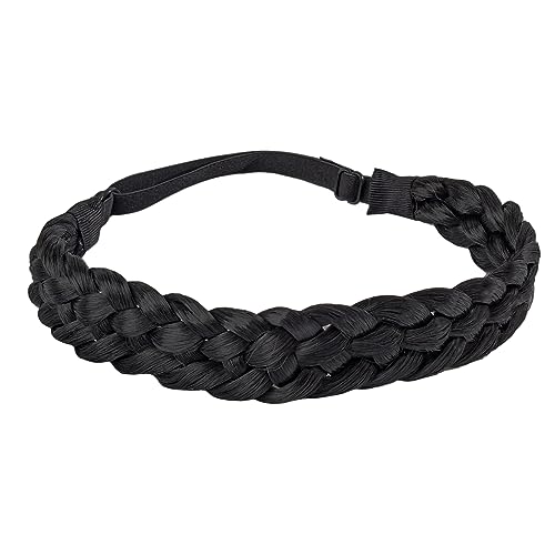 Fumwase 5 Strands Synthetic Hair Braided Headbands for...
