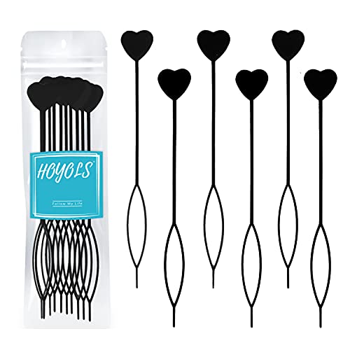 Hoyols 12pcs Quick Topsy Tail Hair Beader for Braiding Beads