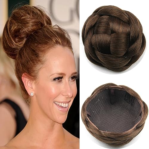 Funyn Synthetic Hair Chignon Scrunchie Natural Hair Braided...