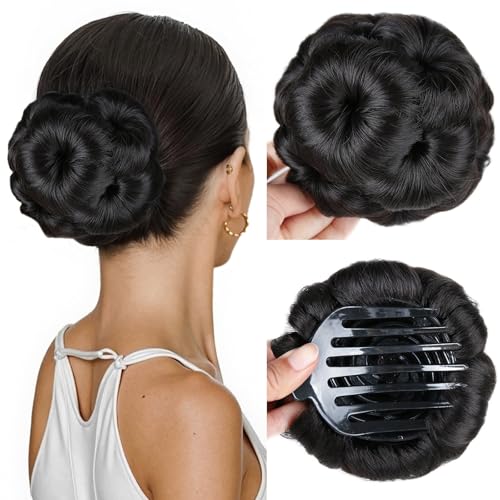 HANNE Hair Buns Hair Pieces for Women Synthetic Extensions