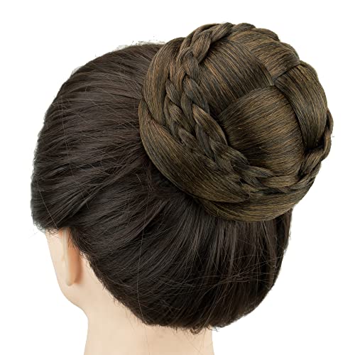 IMISSU Hair Bun Wig – Updo Braided Chignon for Women
