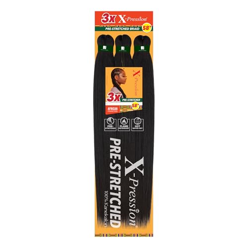 Sensationnel X-pression prestretched braiding hair - 3x...