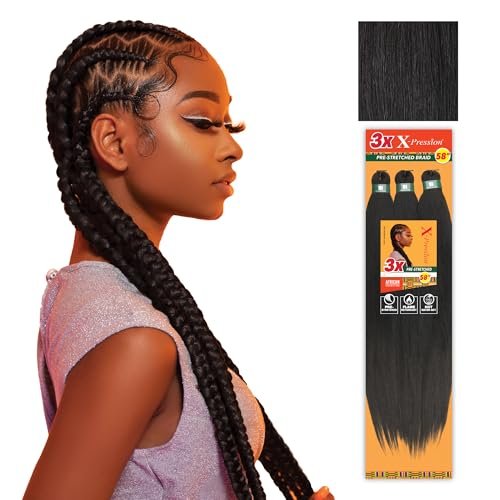 Sensationnel X-pression prestretched braiding hair - 3x 58...