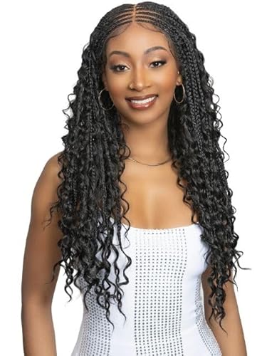 Janet Collection Melt Lace Front ENCORE LAVIE Boho Braid Wig