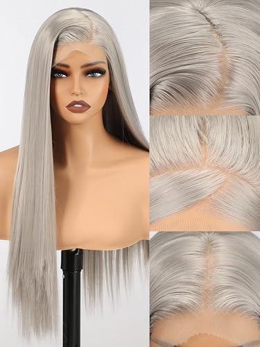 topshe Brown Lace Front Wigs for Women with Mono Top