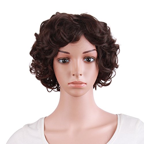 MapofBeauty 11.8 Inch/30 cm Special Elderly Short Curly...