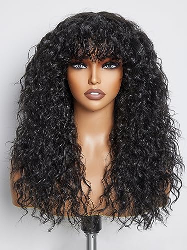 GORGIUS Veralux Blend Shaggy Haircuts Natural Black Curly...