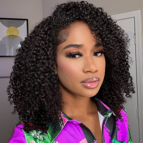 XNAIRA Half Wig Human Hair 3 In 1 Flip Over