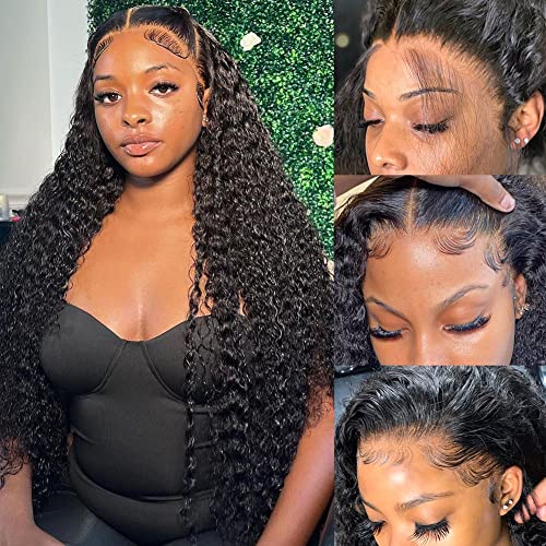 bangjazz 13x4 Deep Wave Lace Front Wigs Human Hair