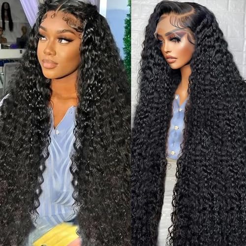 Nsvnsv 30 Inch 13x6 Deep Wave Lace Front Human Hair