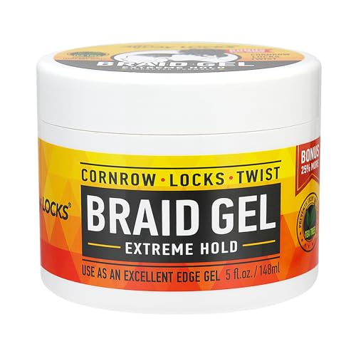 AllDay Locks Braid Gel Extreme Hold - 5 oz