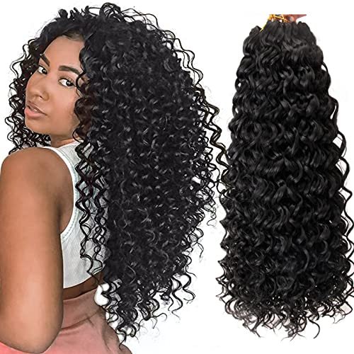 8 Packs Curly Crochet Hair GoGo Curl Deep Wave Extensions