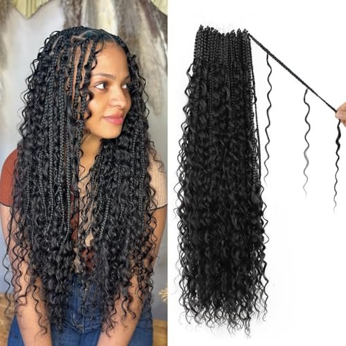 Boho Crochet Braids Pure Protein Fiber Close to Human Hair