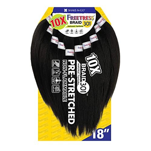 FreeTress Equal Pre-Stretched Synthetic Braids - 10X Braid...