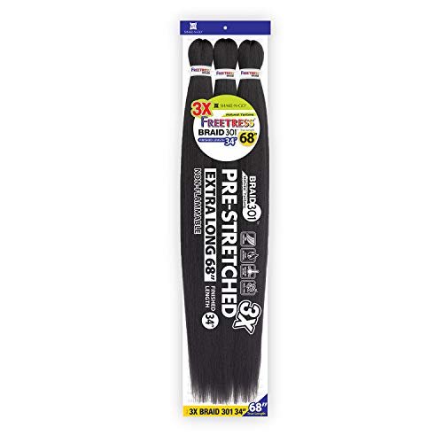 Freetress Synthetic Pre Stretched Braid - 3X Braid 301 34