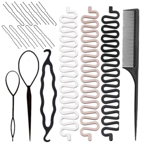 Women's Hair Braiding Kit – Includes Topsy Tail Tools
