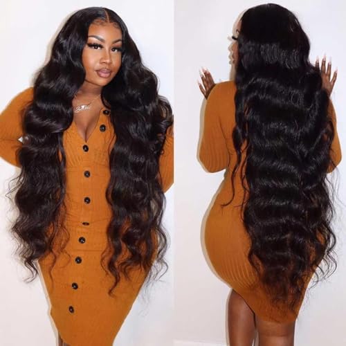 Uveous 28 Inch Wear and Go Glueless Human Hair Wig