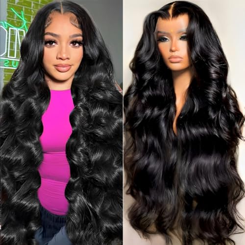 oveflect 30Inch 13x6 HD Lace Front Wig Body Wave Hair
