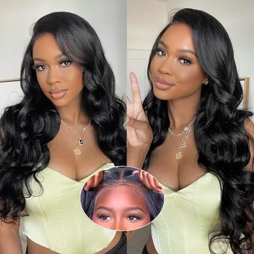 ONECHULY Wear and Go Glueless Wigs Human Hair Body Wave