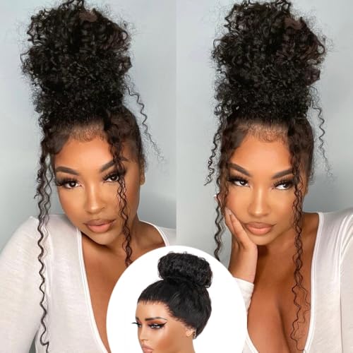 Hidden Strap 360 Full Lace Front Wigs Glueless Human Hair