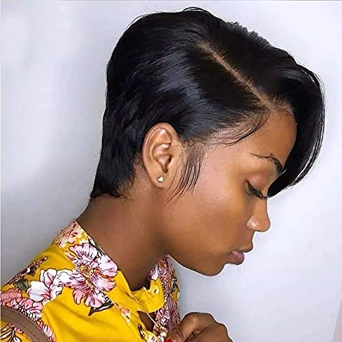 Usexy Hair Pixie Cut Lace Front Wigs Human Hair