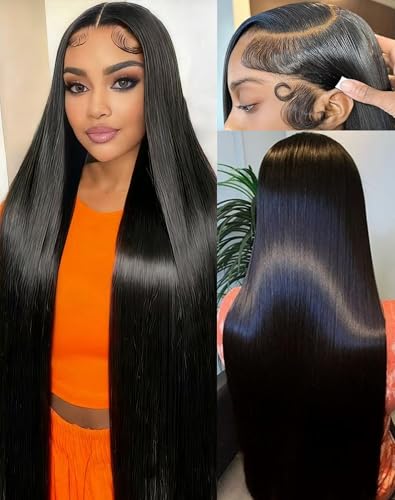 Cllok 30 Inch Straight Wigs Human Hair 13x6 HD Lace