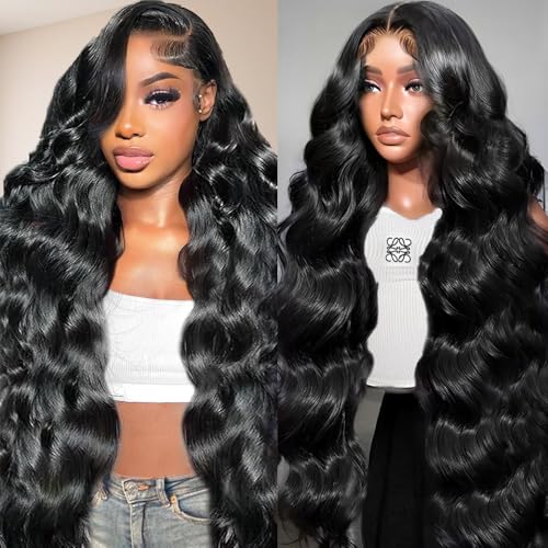 32 Inch Real Human Hair Wigs 200 Density Body Wave