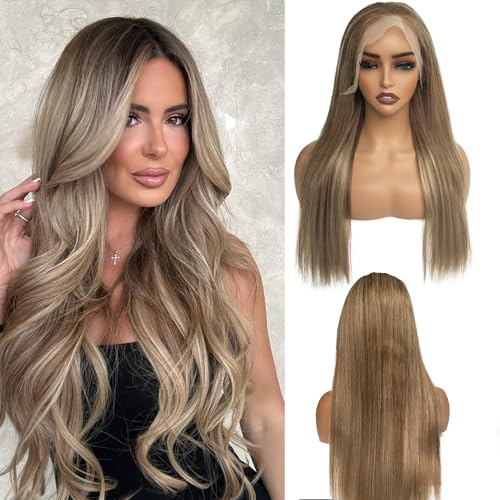 13x6 Ombre Lace Front Wigs Human Hair Straight with...
