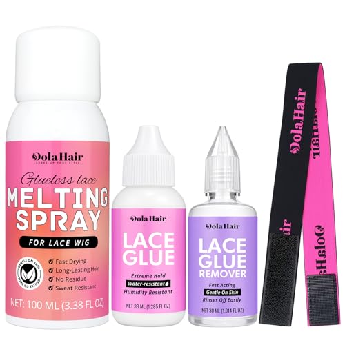 Dolahair Wig Glue Spray for Front Lace Wigs Melting
