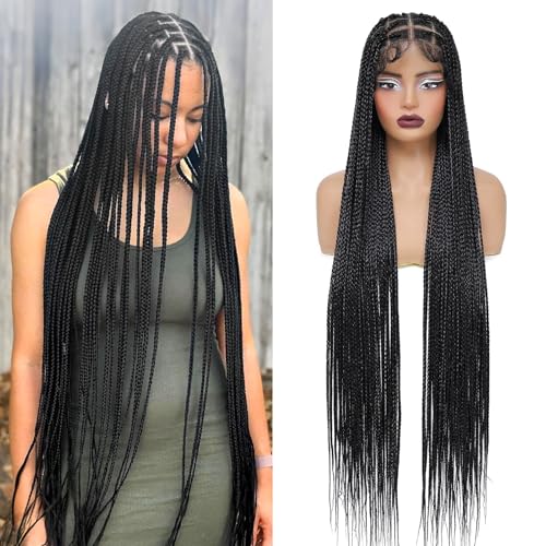 dreadlock maker 40 Inch Full Lace Knotless Box Braid Wig