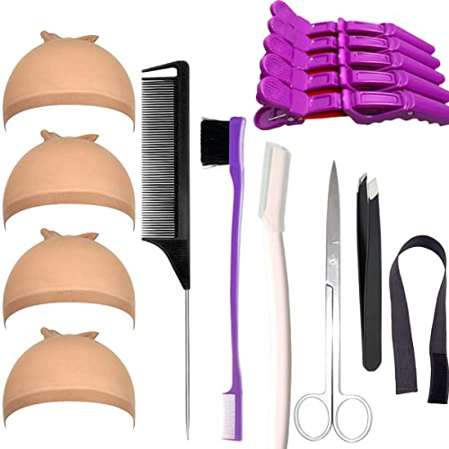 Miaubaa Wig Kit for Lace Front Wigs, 7pcs Accessory Set