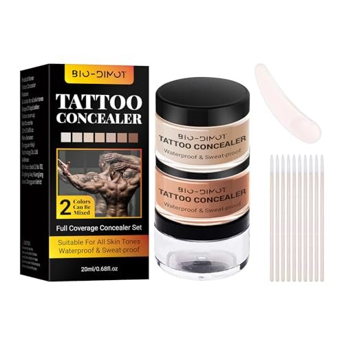 BIO-Dimot Tattoo Cover Up Makeup - Waterproof Full Coverage...