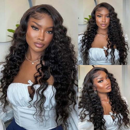 28 Inch 13x6 Loose Wave HD Lace Human Hair Wig