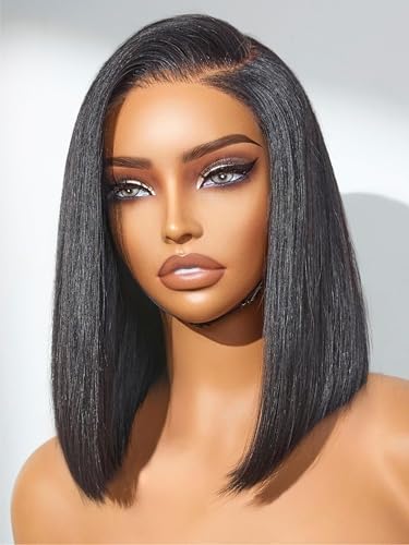 LUVME HAIR Bob Wig 100% Human Hair Glueless Lace Front