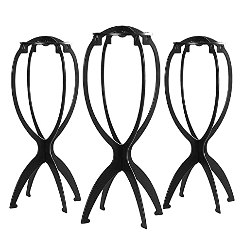 Dreamlover Wig Stand, Wig Head Stand, Wig Holder 3 Pack