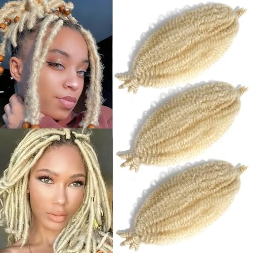 3 Packs 14 Inch Marley Twist Braiding Crochet Hair 613#